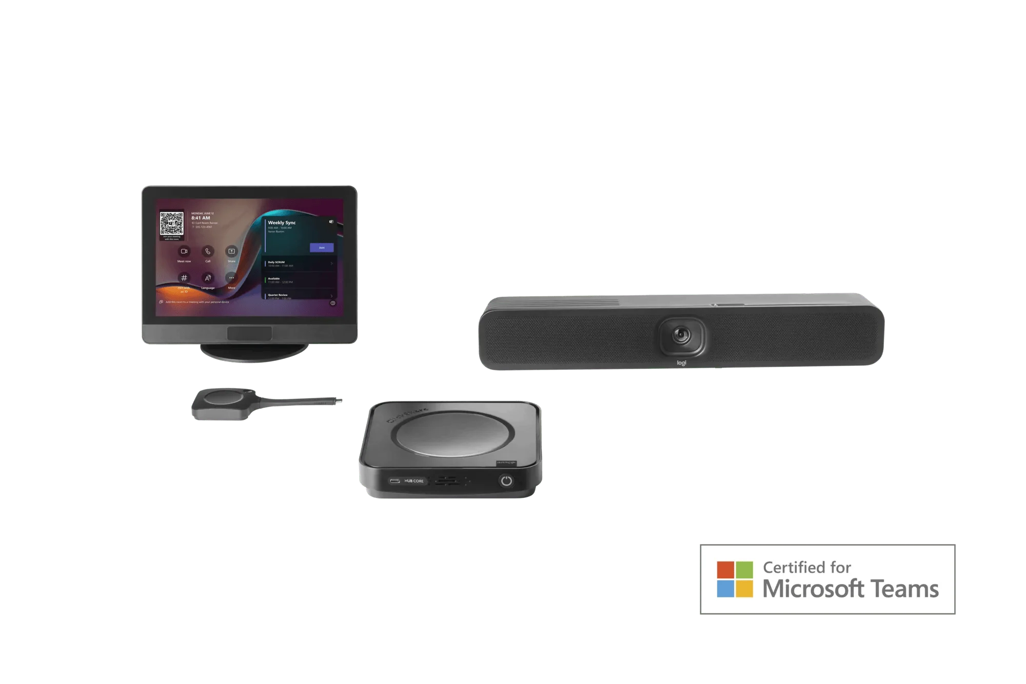 ClickShare Hub Core + Logitech MeetUp 2