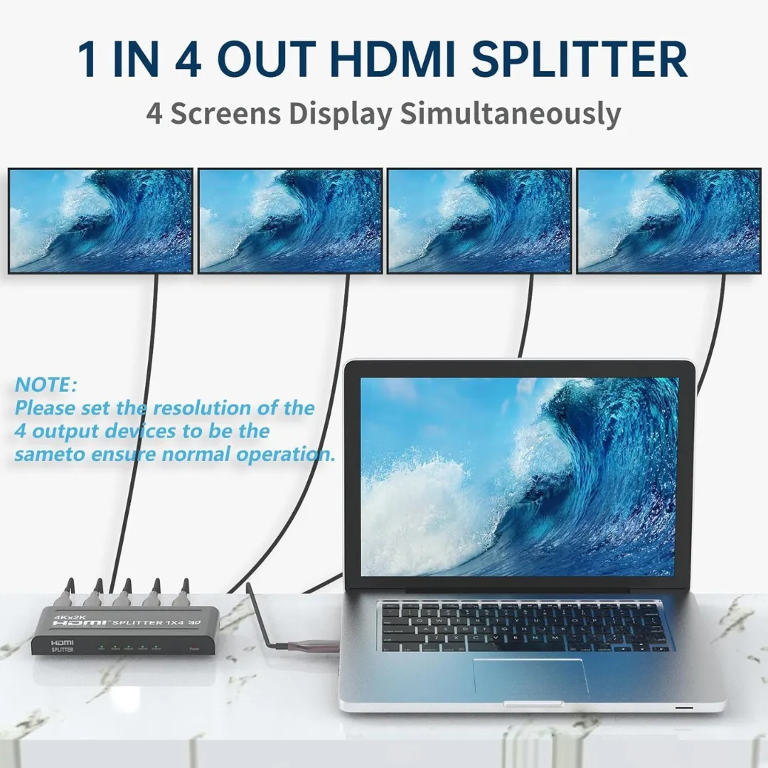 Videocast 4K HDMI Splitter 1x4 — thumbnail 3