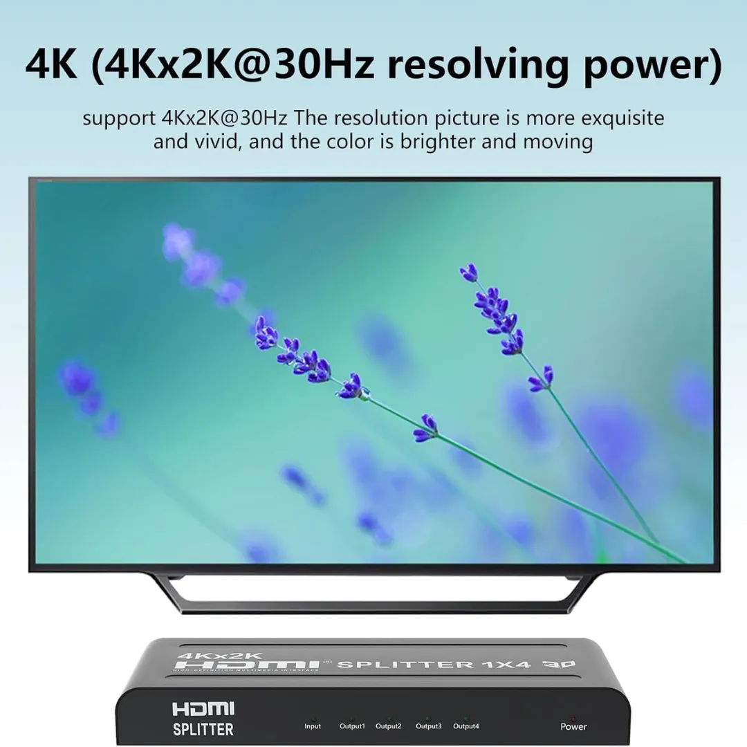 Videocast 4K HDMI Splitter 1x4 — thumbnail 4