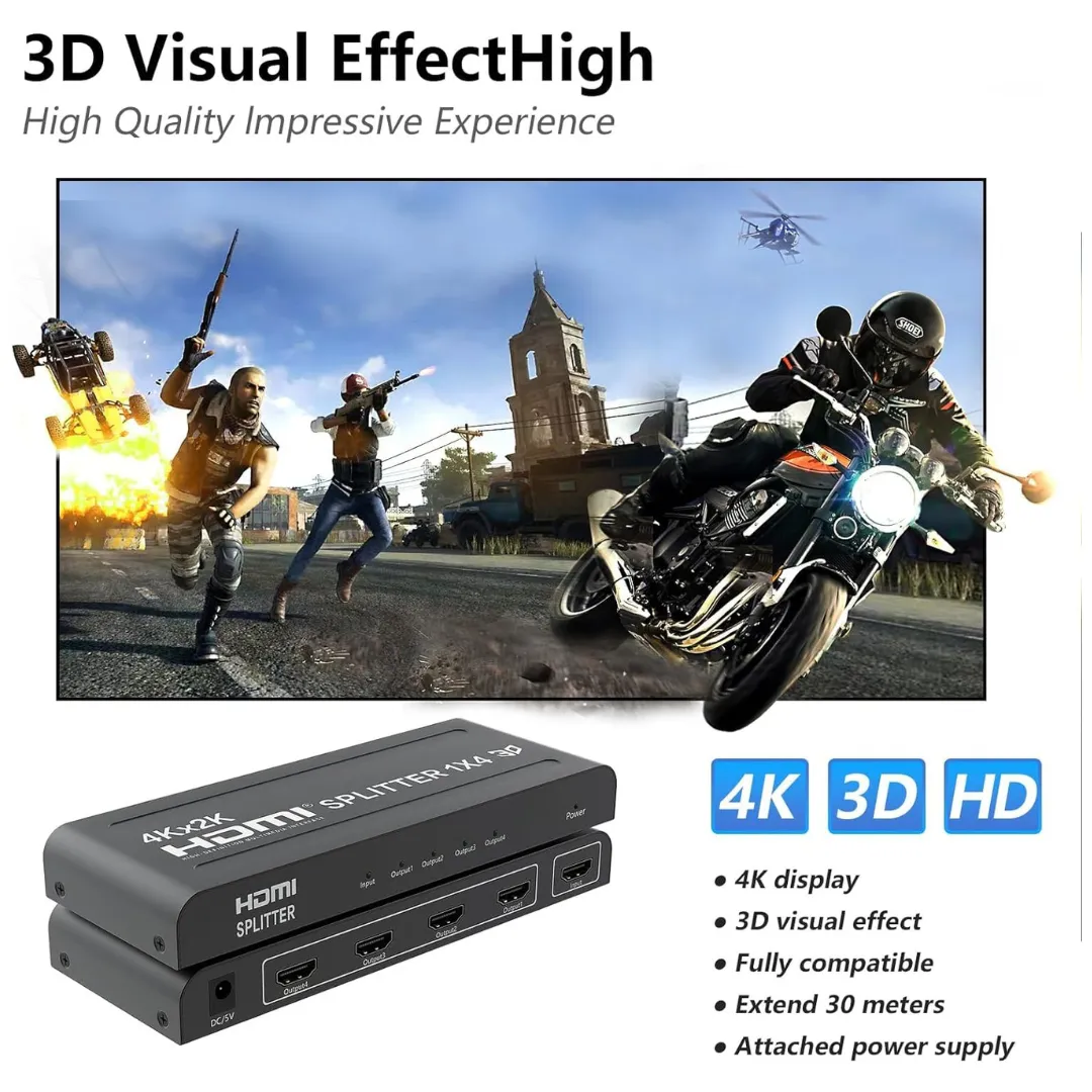 Videocast 4K HDMI Splitter 1x4 — thumbnail 7