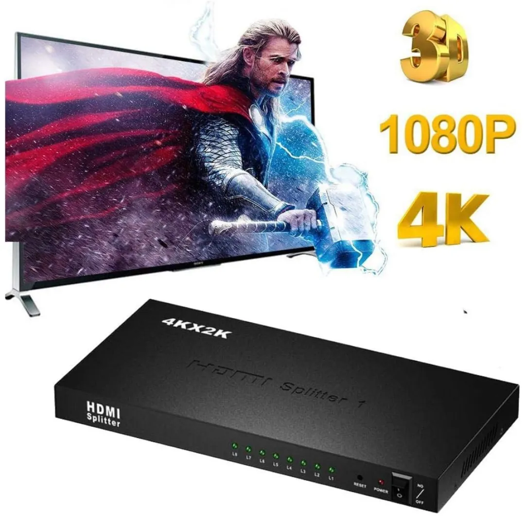 Videocast 4K HDMI Splitter 1x8 — thumbnail 4