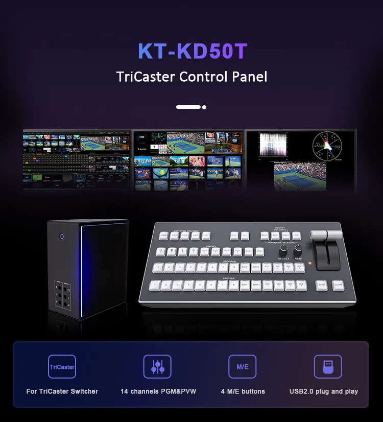 Videocast VC-50T TriCaster Control Panel — thumbnail 4