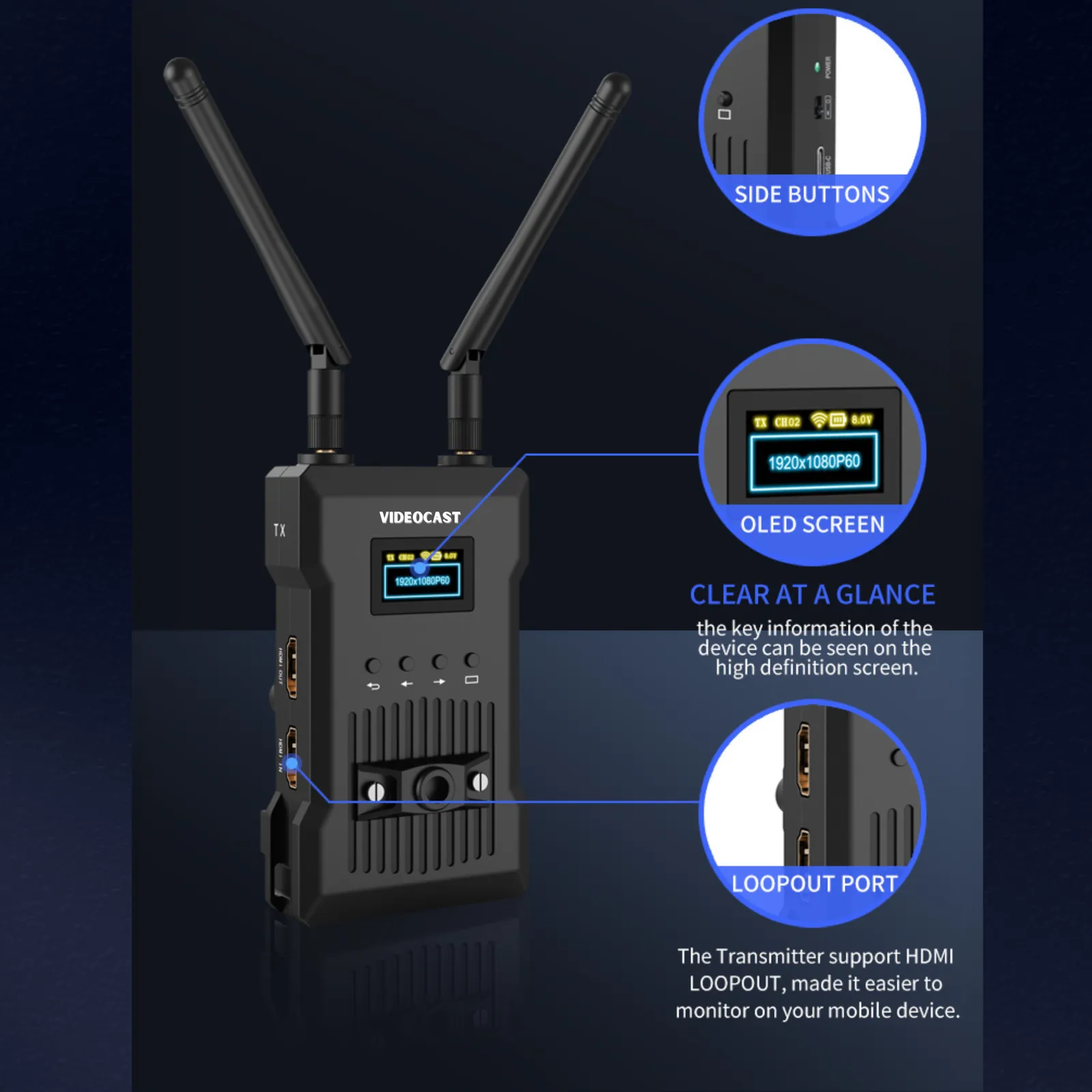 Videocast VC-TX300 Pro Wireless HDMI — thumbnail 10