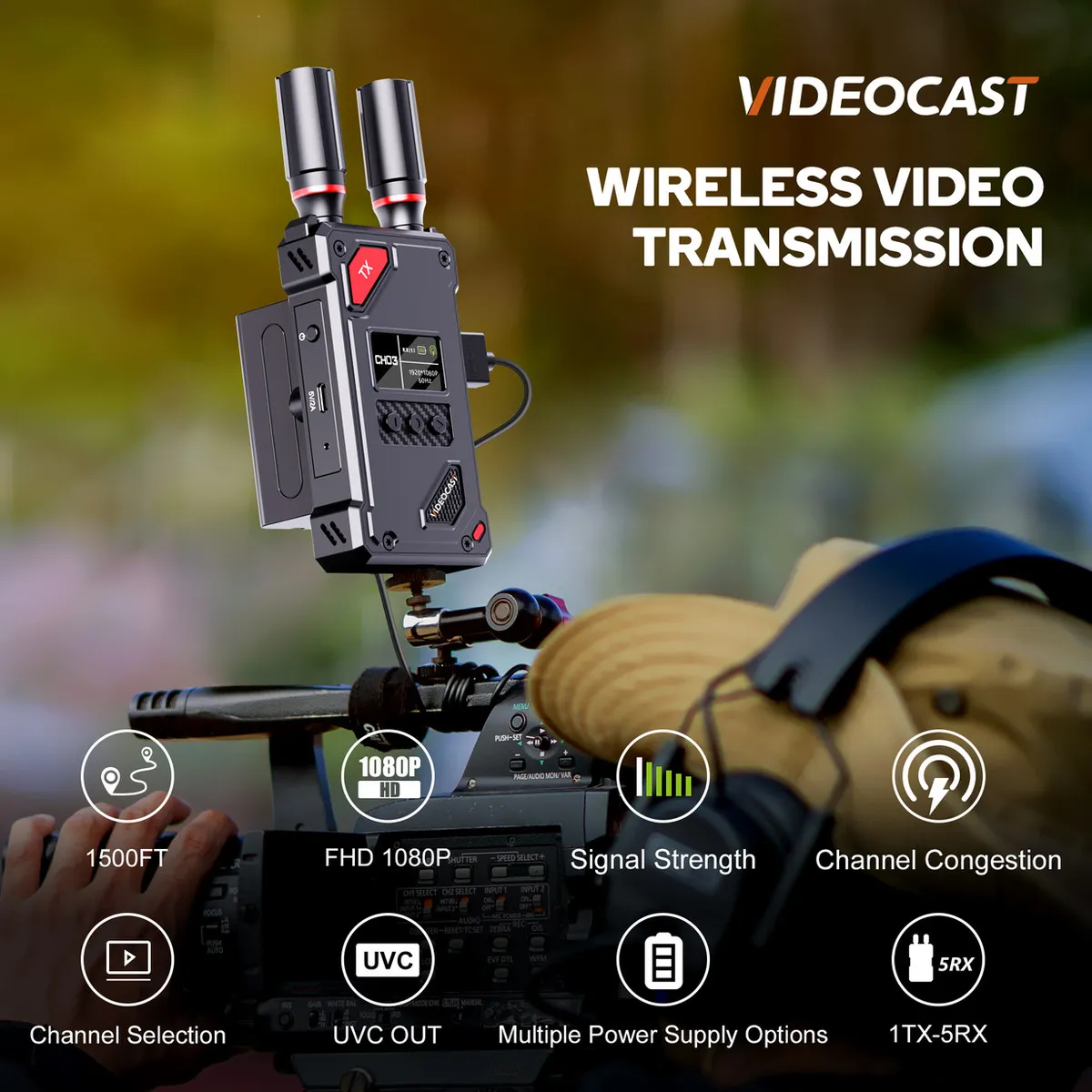 Videocast VC-TX870 Wireless HDMI — thumbnail 5